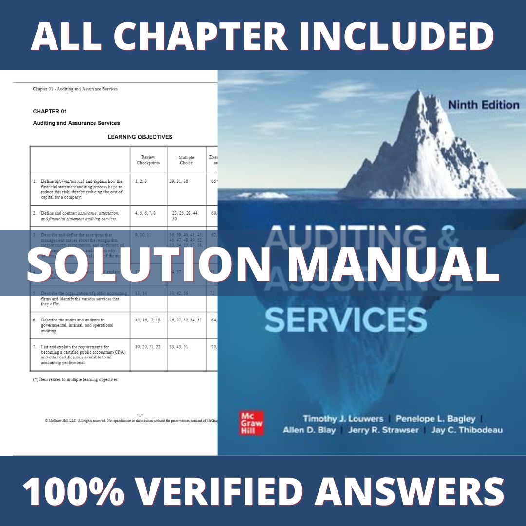 Solution-Manual-for-Auditing-Assurance-Services-9th-Edition-Louwers-201