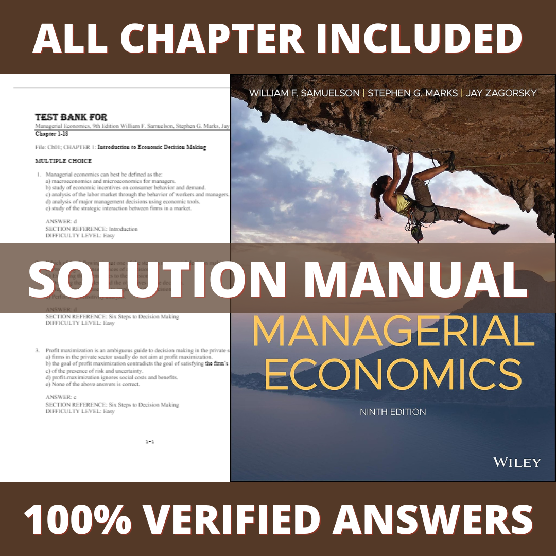 Solution-Manual-for-Managerial-Economics-9th-Edition-Samuelson-2022