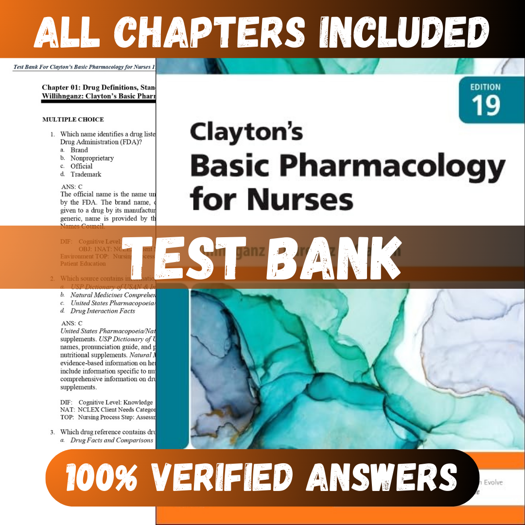 Test-Bank-for-Claytons-Basic-Pharmacology-for-Nurses-19th-Edition-Willihnganz