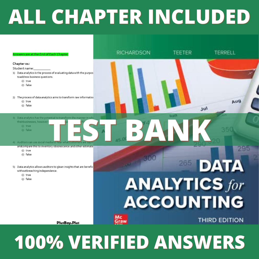 Test-Bank-for-Data-Analytics-for-Accounting-3rd-Edition-Richardson-2022