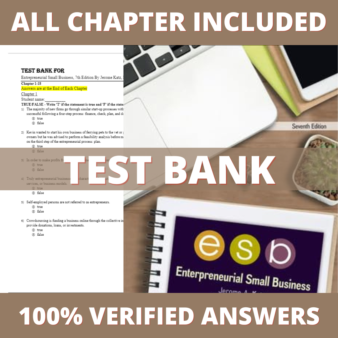 Test-Bank-for-Entrepreneurial-Small-Business-7th-Edition-Katz-2024