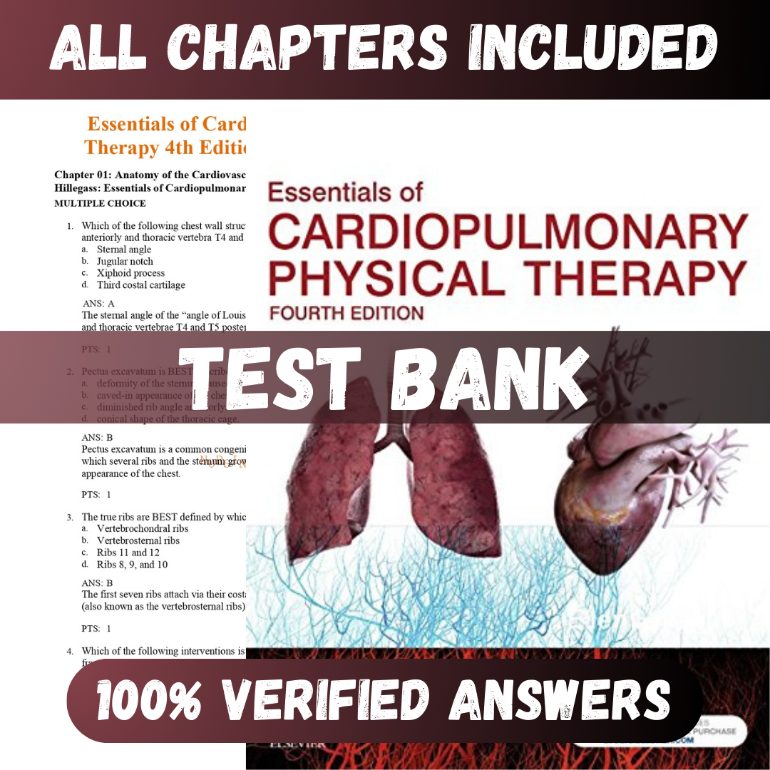 Test-Bank-for-Essentials-of-Cardiopulmonary-Physical-Therapy-4th-Edition-Ellen-Hillegass-1