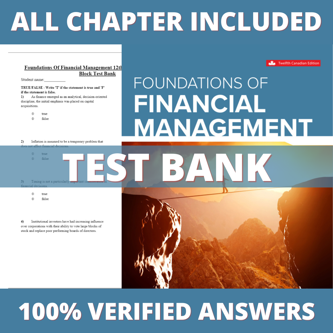 Test-Bank-for-Foundations-Of-Financial-Management-12th-Edition-Short-2021