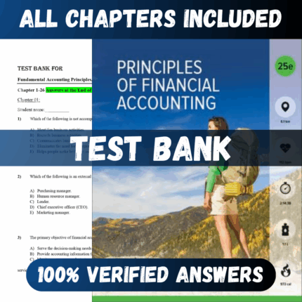 Test Bank Fundamental Accounting Principles 25th Edition (Wild, 2021)