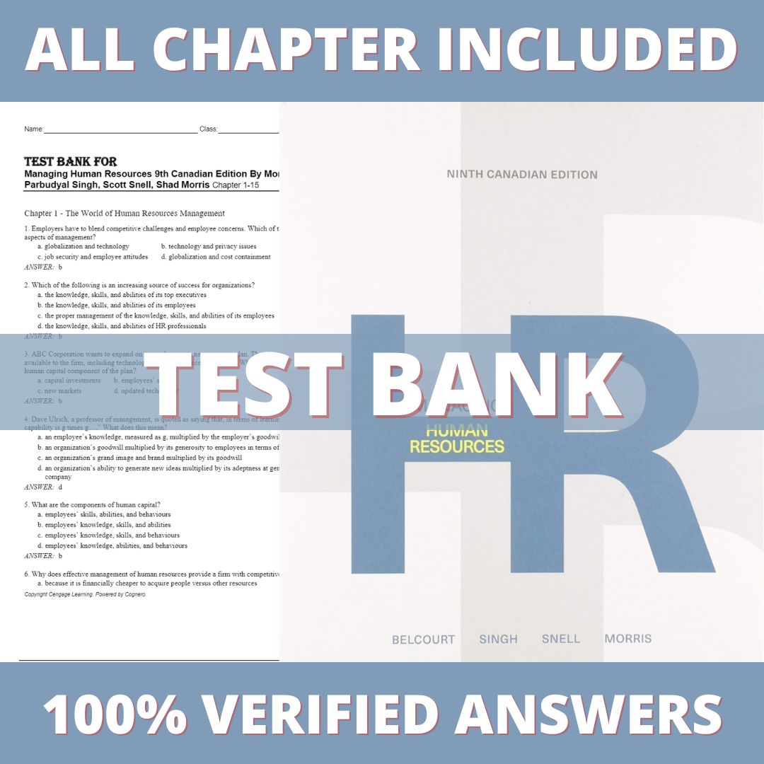 Test-Bank-for-Managing-Human-Resources-9th-Canadian-Edition-Singh-2019