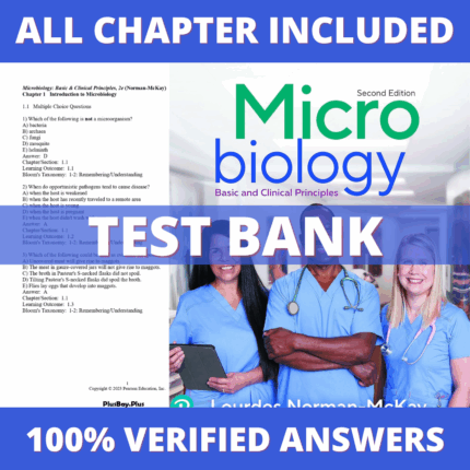 Test Bank for Microbiology: Basic and Clinical Principles, 2nd Edition (Norman, 2023)