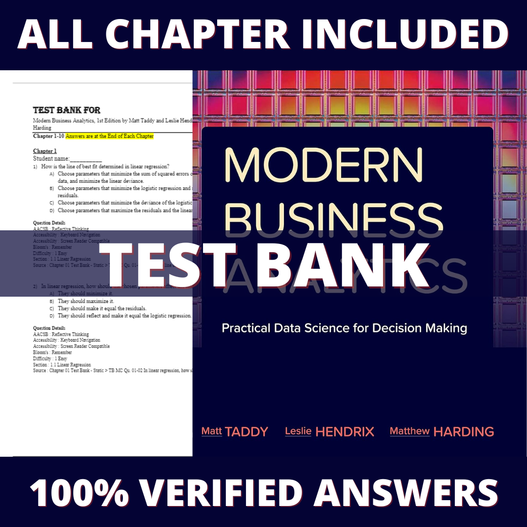 Test-Bank-for-Modern-Business-Analytics-1st-Edition-Matt-Taddy-2023
