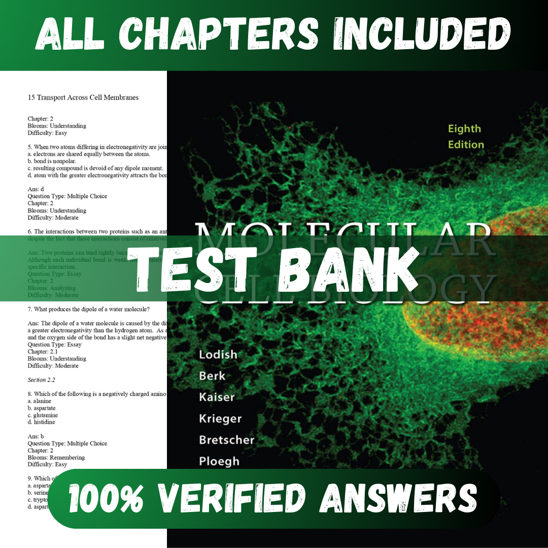 Test-Bank-for-Molecular-Cell-Biology-8th-Edition-Berk-1