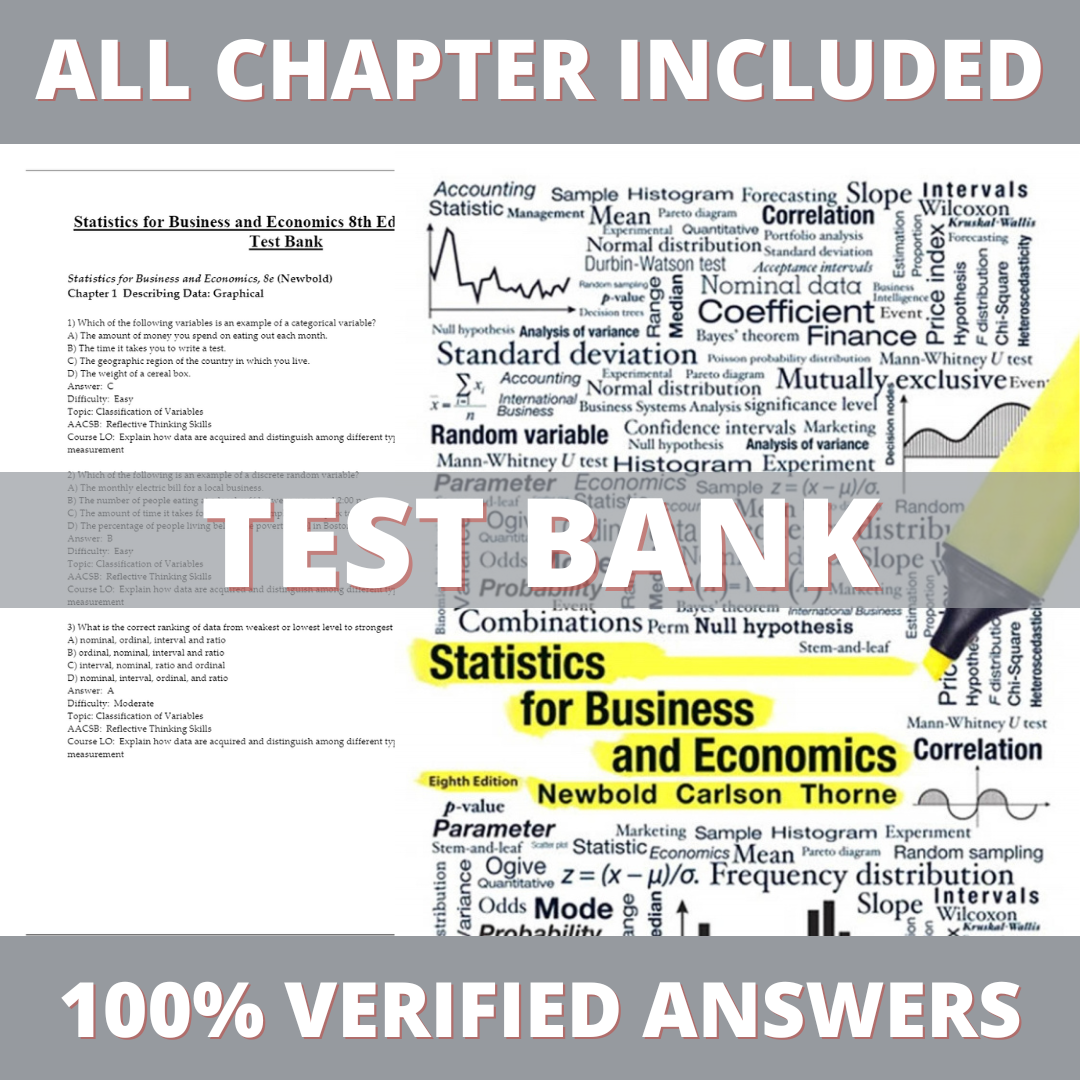 Test-Bank-for-Statistics-for-Business-and-Economics-8th-Edition-Carlson-2013