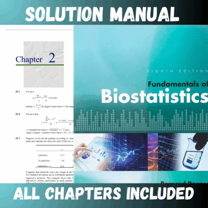 Solution Manual for Fundamentals of Biostatistics 8th Edition by Rosner