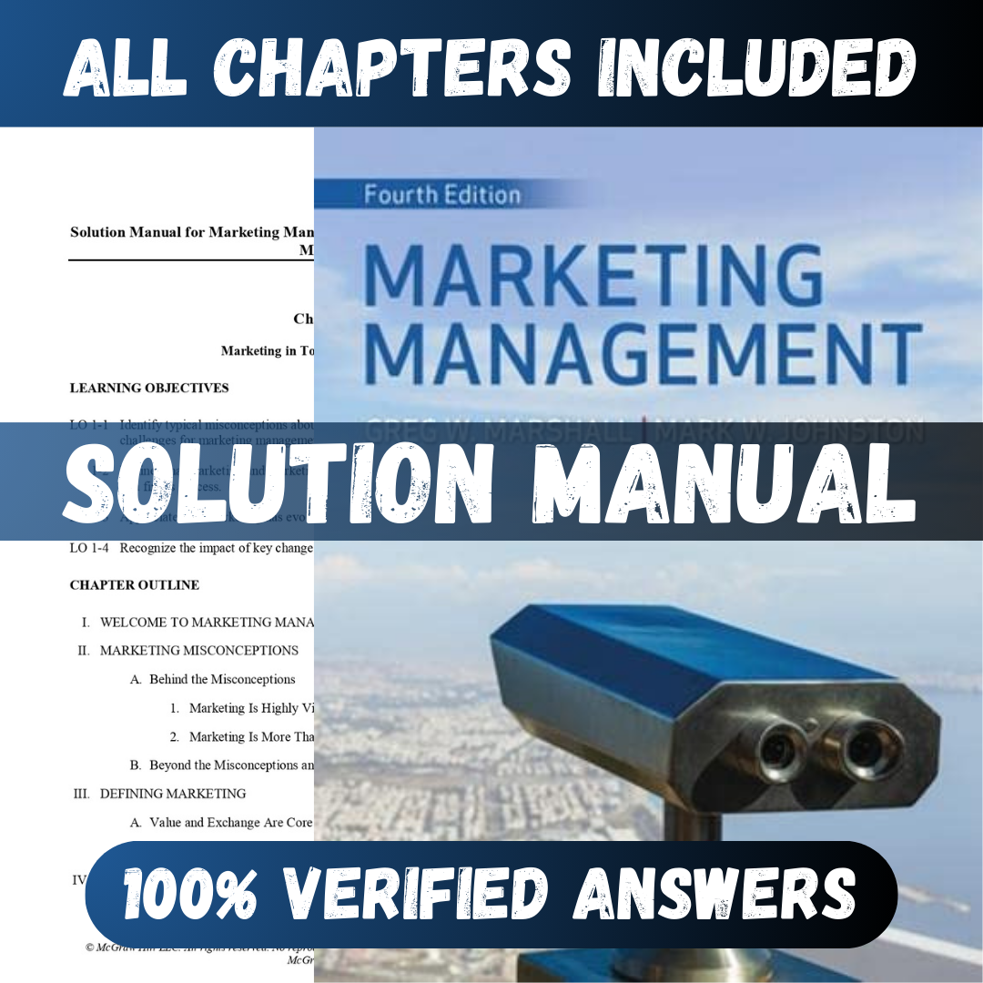 Solution-Manual-for-Marketing-Management-4th-Edition-Marshall-1