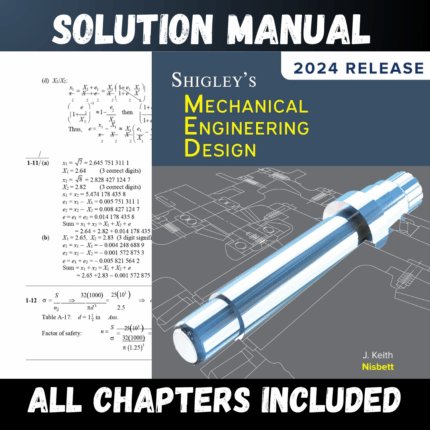 Solution Manual for Shigley's Mechanical Engineering Design 11th Edition by Budynas