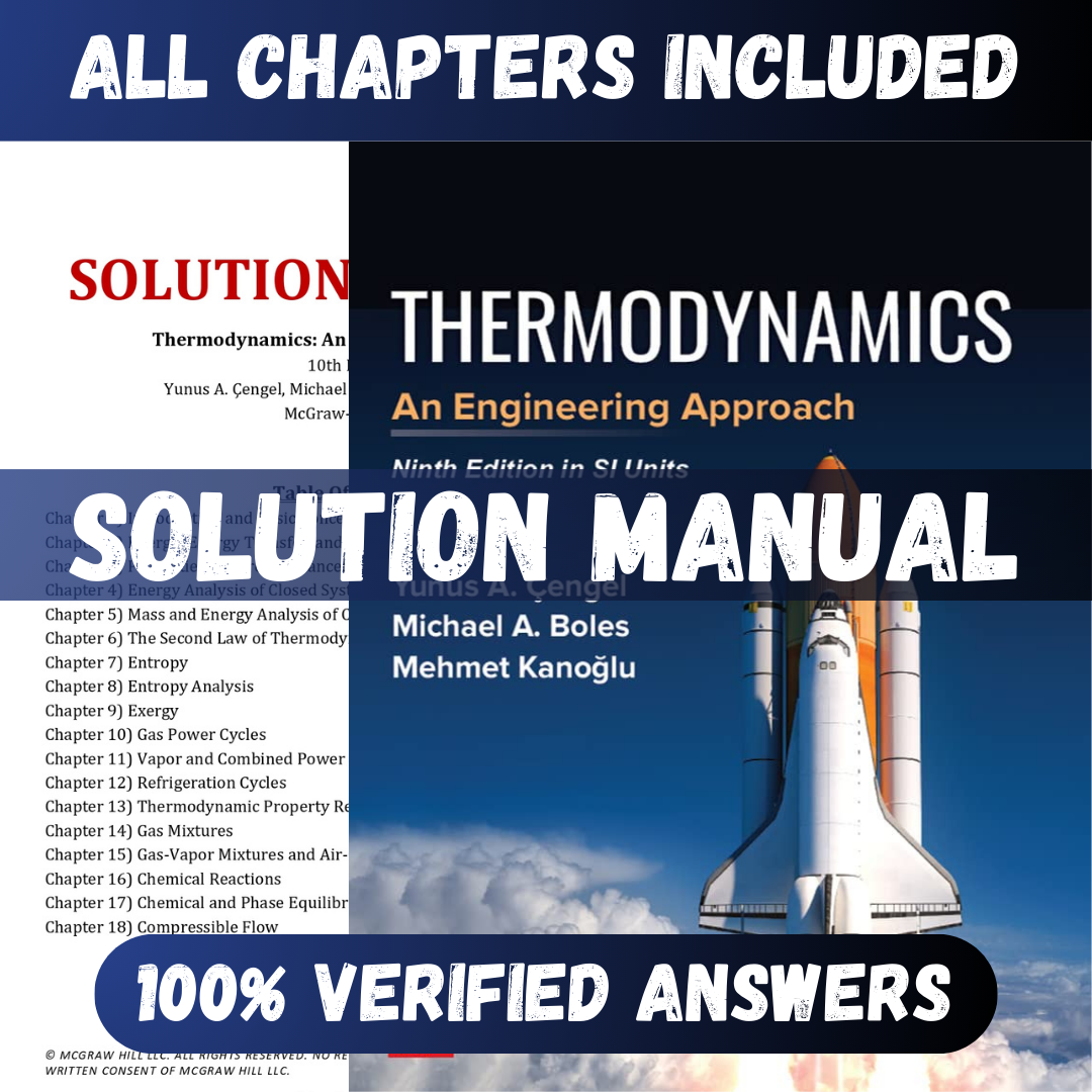 Solution-Manual-for-Thermodynamics-An-Engineering-Approach-10th-Edition-Cengel-1
