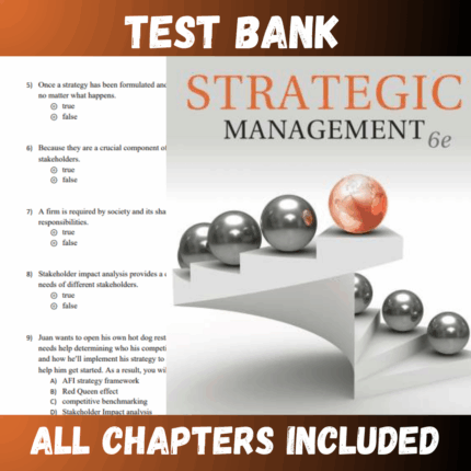 Test Bank for Strategic Management: Concepts 6th Edition (Frank)  | All Chapters