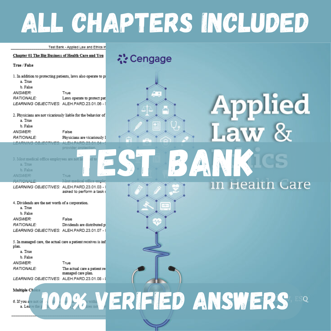 Test-Bank-for-Applied-Law-and-Ethics-in-Health-Care-1st-Edition-by-Pardew