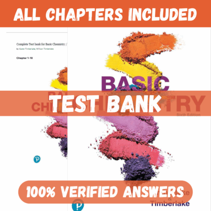 Test Bank for Basic Chemistry 6th Edition by Timberlake
