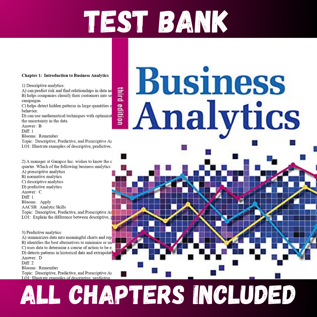 Test-Bank-for-Business-Analytics-3rd-Edition-James-Evan-1