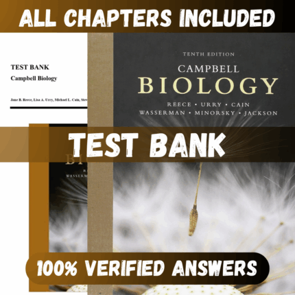 Test Bank - Campbell Biology, 10th Edition by Reece