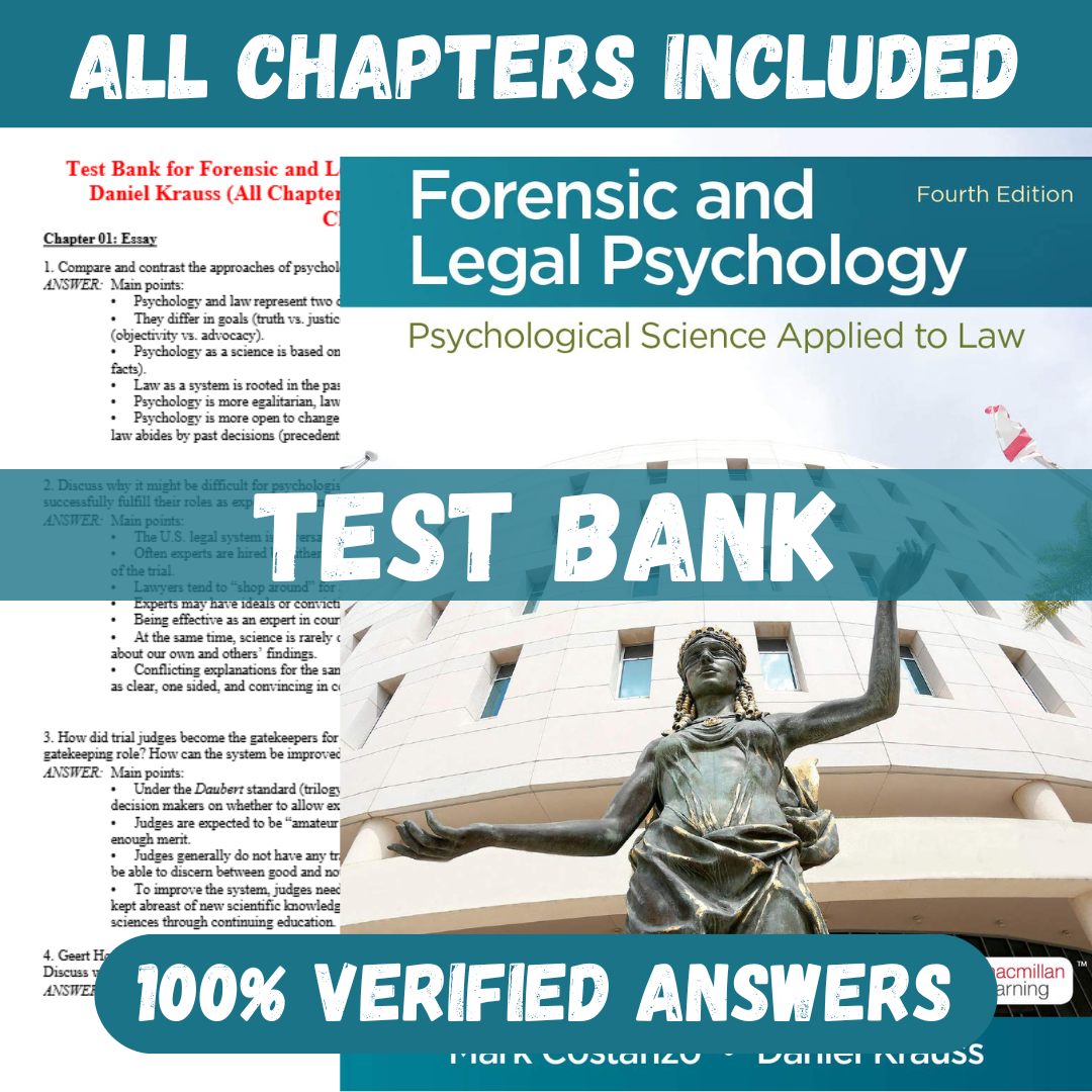 Test-Bank-for-Forensic-and-Legal-Psychology-4th-Edition-By-Mark-Costanzo