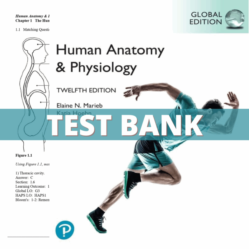 Test Bank for Human Anatomy & Physiology, 12th Global Editio2