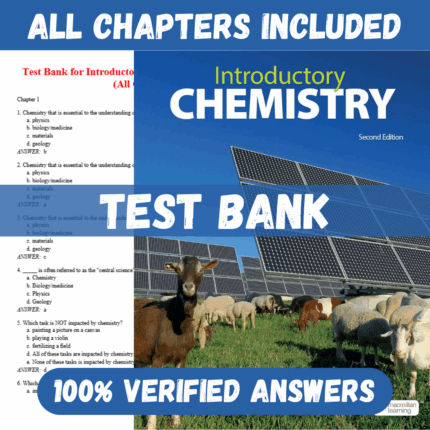 Test Bank for Introductory Chemistry 2nd Edition By Kevin Revell