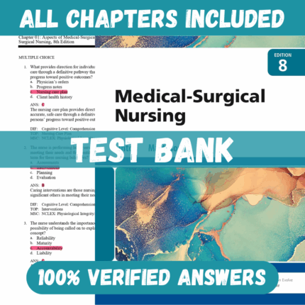 Test Bank for Medical-Surgical Nursing 8th Edition by Mary Ann Linton