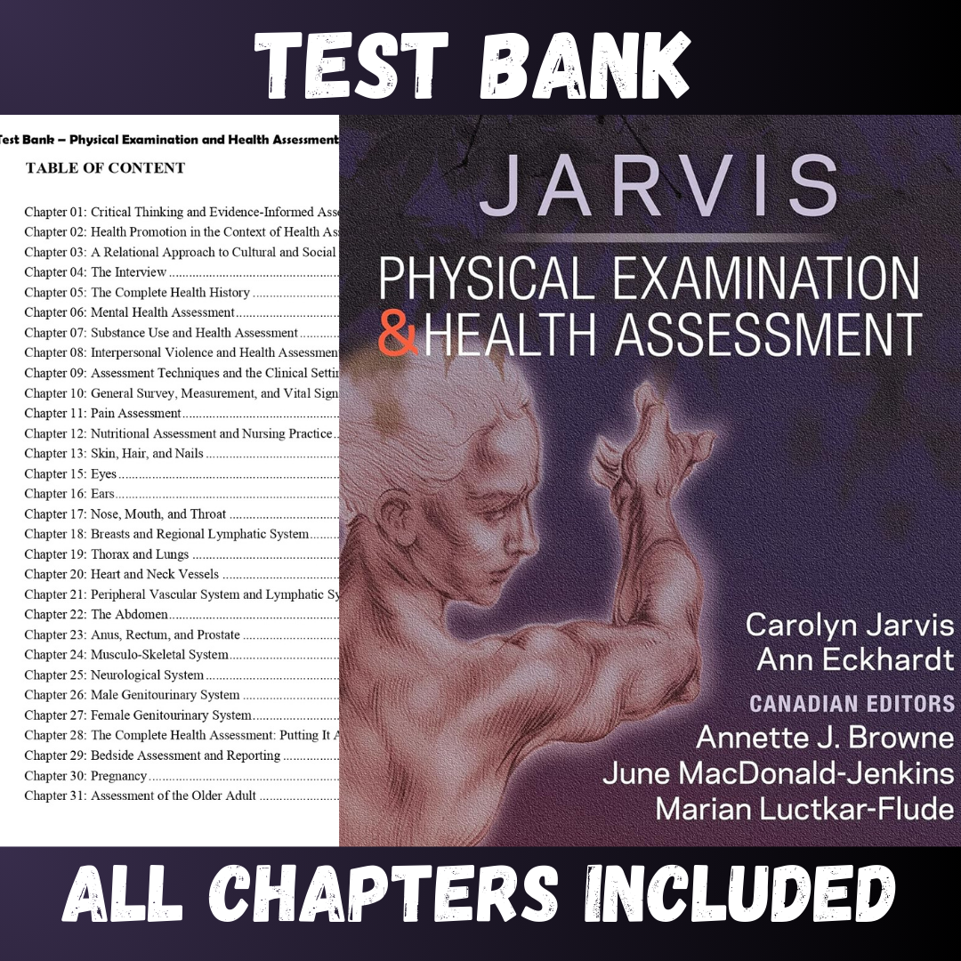 Test-Bank-for-Physical-Examination-and-Health-Assessment-4th-Canadian-Edition-Jarvi-1