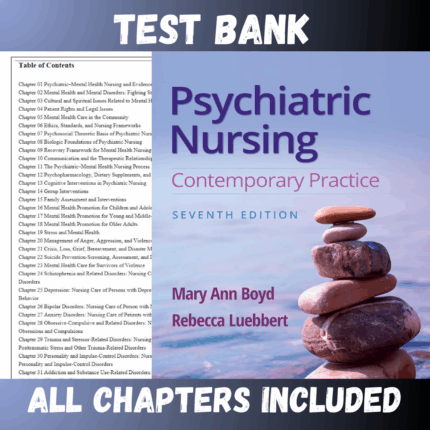 Test Bank - Psychiatric Nursing Contemporary Practice, 7th Edition by Ann Boyd