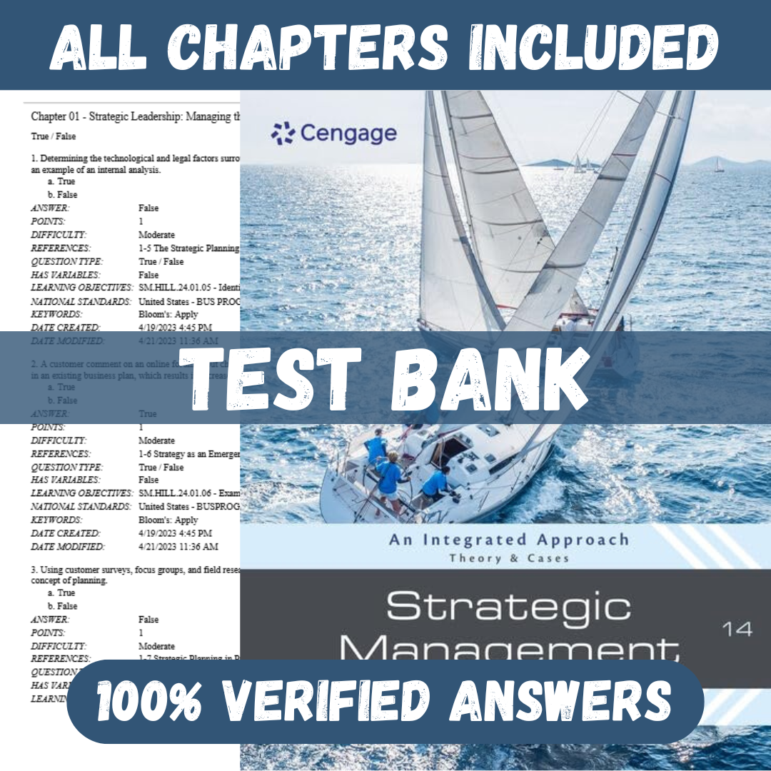 Test-Bank-for-Strategic-Management-Theory-Cases-14th-Edition-by-Hill