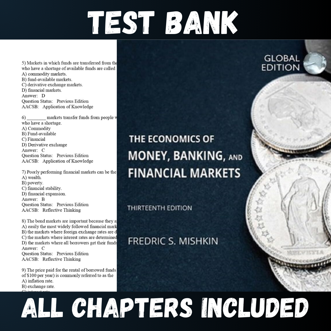 Test-Bank-for-The-Economics-of-Money-Banking-and-Financial-Markets-13th-Edition-Mishki-1