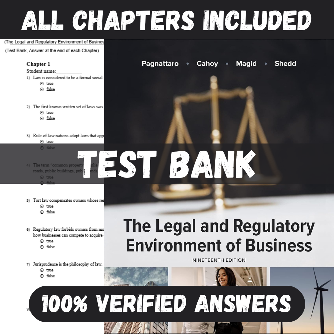 Test-Bank-for-The-Legal-and-Regulatory-Environment-of-Business-19t