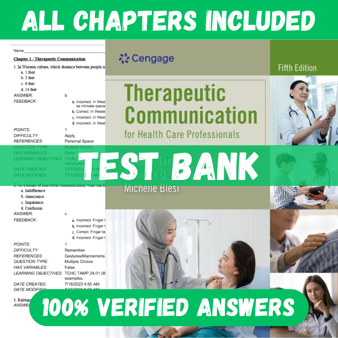 Test-Bank-for-Therapeutic-Communication-for-Health-Care-Professionals-5th-Edition-by-Tamparo
