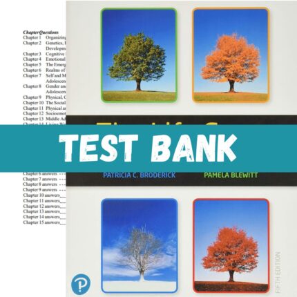 Test Bank - Life Span, The: Human Development for Helping Professionals 5th Edition (Patricia)  | All Chapters