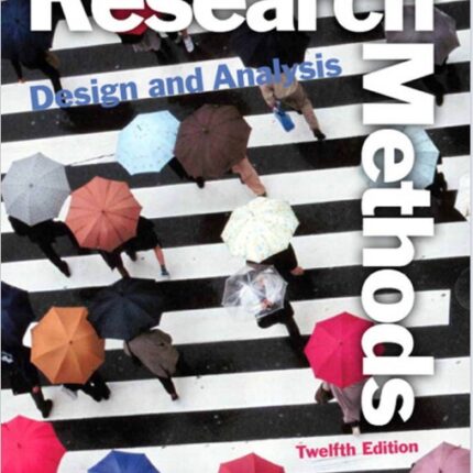 Research Methods, Design, and Analysis 12th Edition