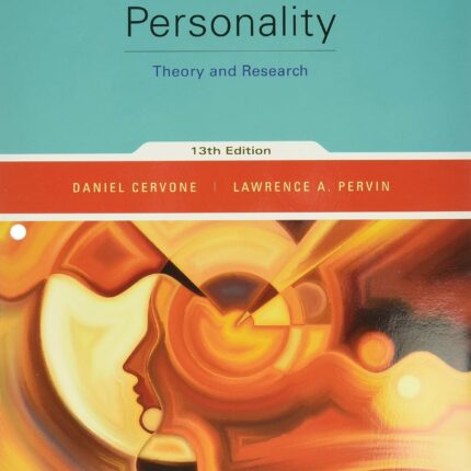 Personality Theory and Research  13th Edition